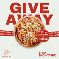 2 Pizza Achetées = 1 Pizza Offerte