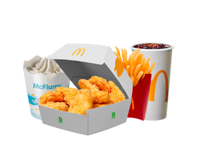 Chicken McNuggets™ (Boîte de 9 pcs) + McFlurry™