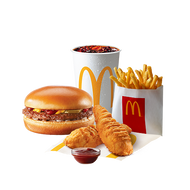 Menu Fusion : Tenders (2 Pcs) + Hamburger