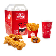 Kids meal happy strips