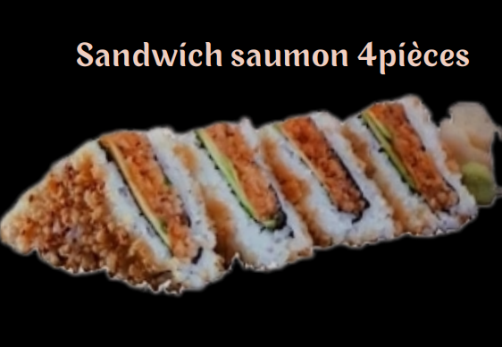 Sandwich saumon 4 pcs