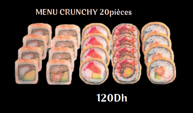 MENU CRUNCHY 20pièces