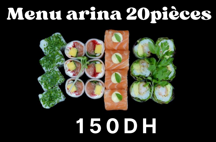 Menu arina 20pièces