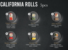 Charger l&#39;image dans la galerie, California Rolls 5Pcs
