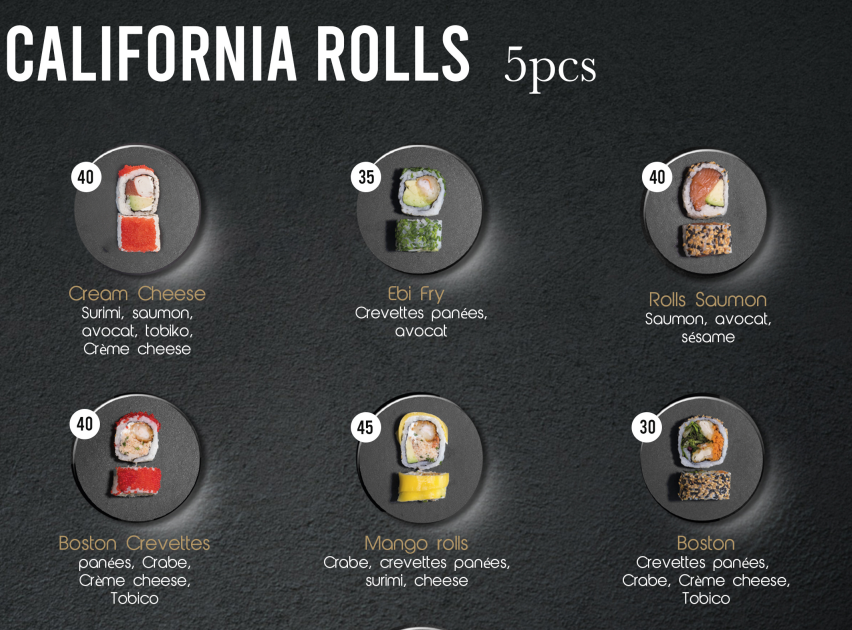 California Rolls 5Pcs
