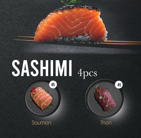 Sashimi 4pcs