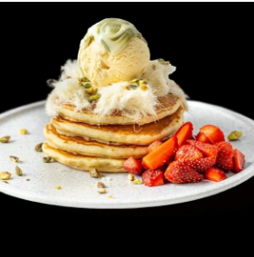 Pancakes À La Pistache