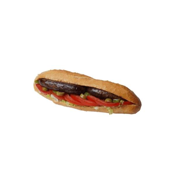 Sandwich Saucisses de poulet على الفحم