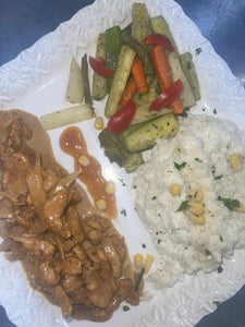 Emincé poulet au champignons