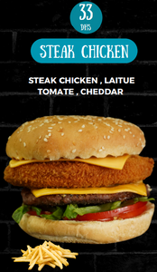 Steak Chicken Burger