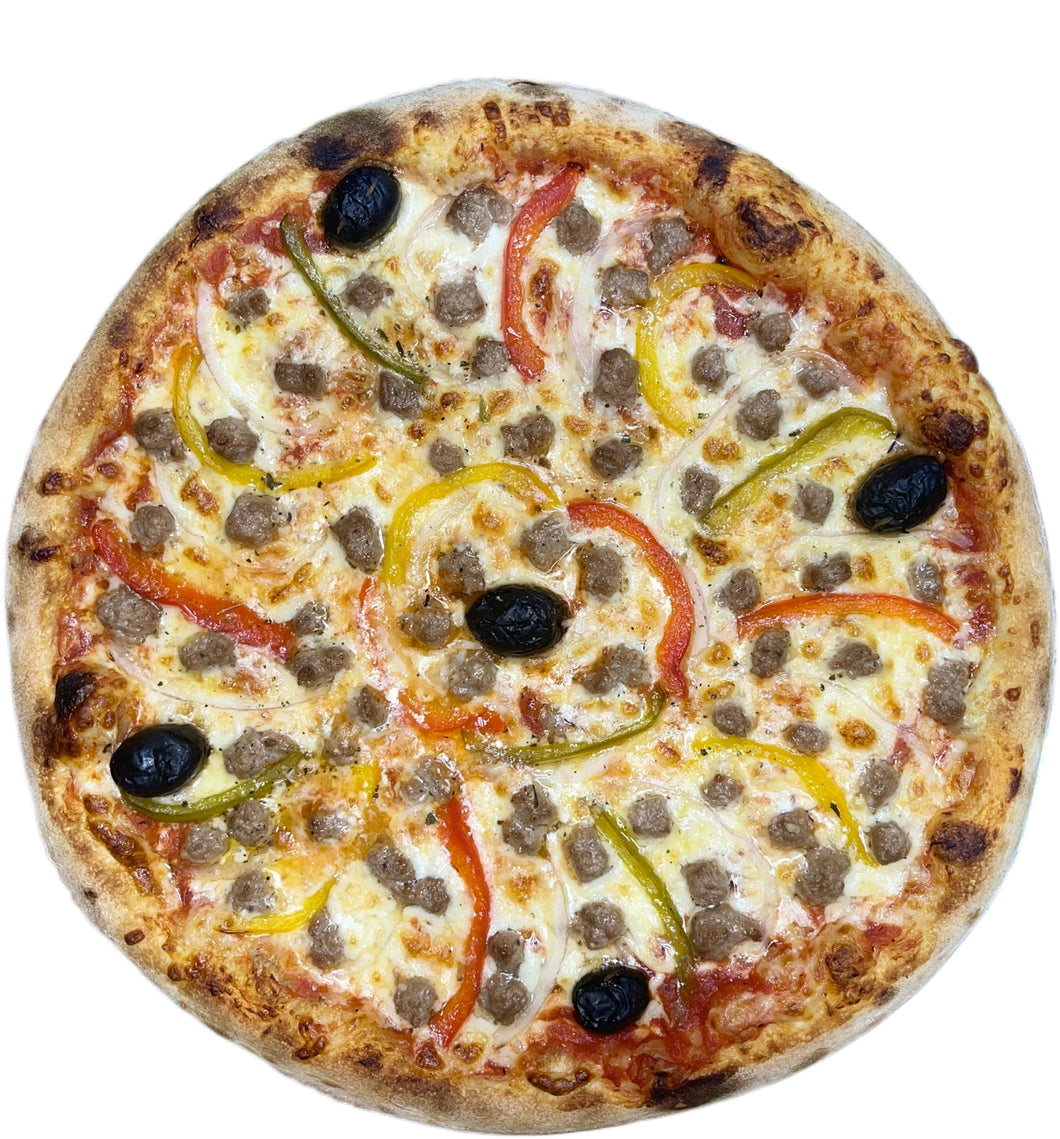 Pizza Kefta - Base Tomate