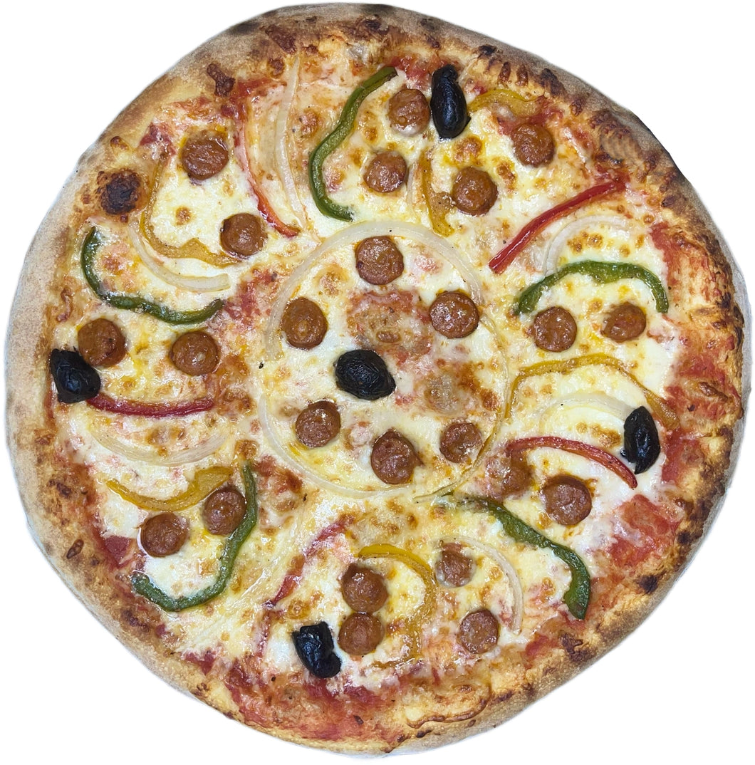 Pizza Orientale - Base Tomate