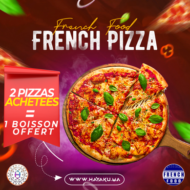 Promo : 2 Pizza Achetées = 1 Boisson Offert