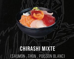 chirashi mixte 12 pc