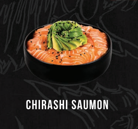 chirashi saumon 12 pc