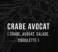 Crabe avocat 6pc