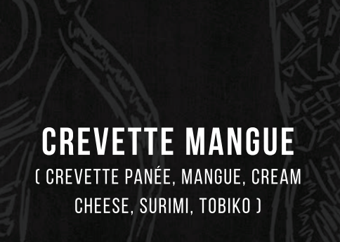 Crevette mangue 6pc