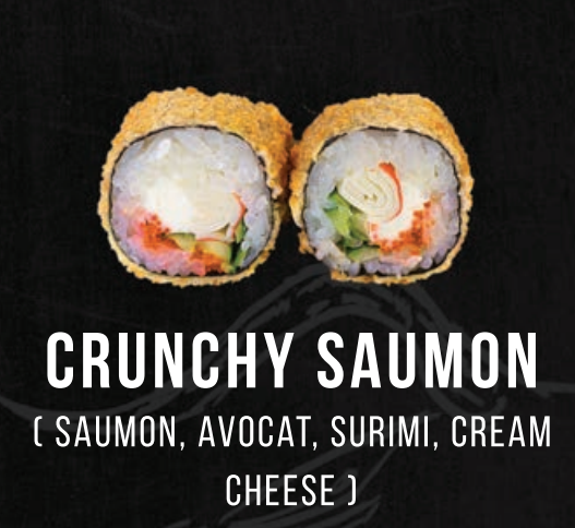 Crunchy saumon 6pc