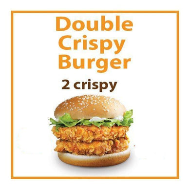 Double Crispy Burger - Hayaku