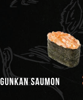 Gunkan saumon 2pc