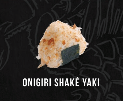 Onigiri shaké yaki 2pc