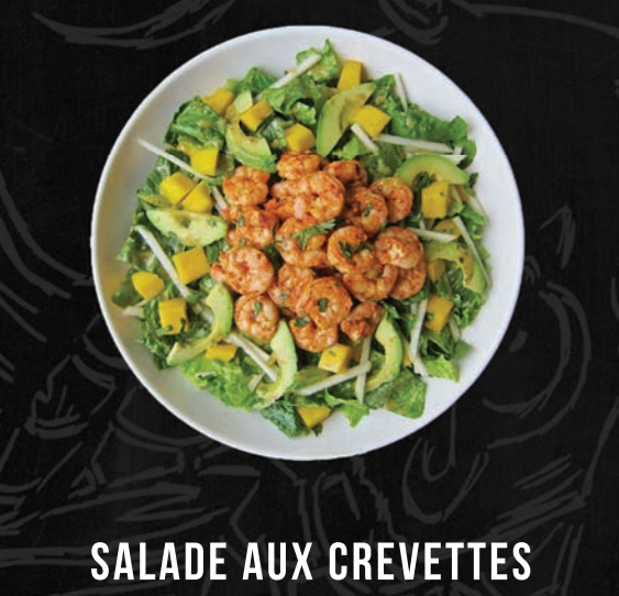 salade aux crevettes