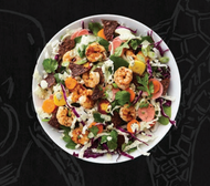 salade de fruit de mer aux épinard