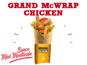 GRAND WRAP Sauce Miel Moutarde