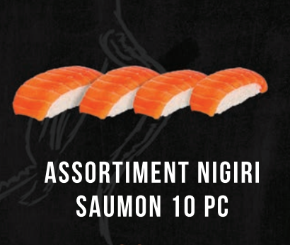 Assortiment Nigiri Saumon 10pc