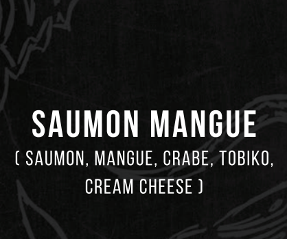 Saumon mangue 6pc