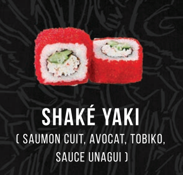 Shaké yaki 4pc