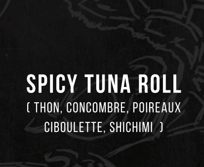 Spicy tuna roll 4 pc