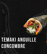 Temaki anguille concombre