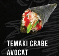 Temaki crabe avocat
