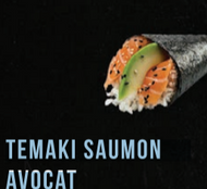 Temaki saumon avocat